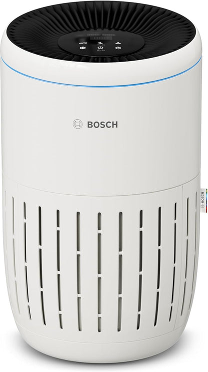 Bosch Air 2000 Luftreiniger - Für Räume bis zu 37,5 m² - Entfernt effizient Schadstoffe - Mit 3-in-1 Luftfilter, Smart Sensor, Automatikmodus, Ruhemodus (< 25 dB(A)) - CADR: 180 m³/h